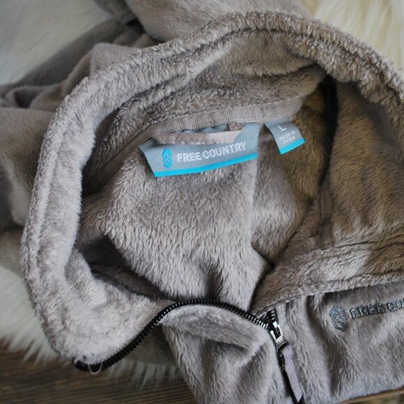 Free Country Women's Full Zip Fleece Jacket L - Picture 5 of 5